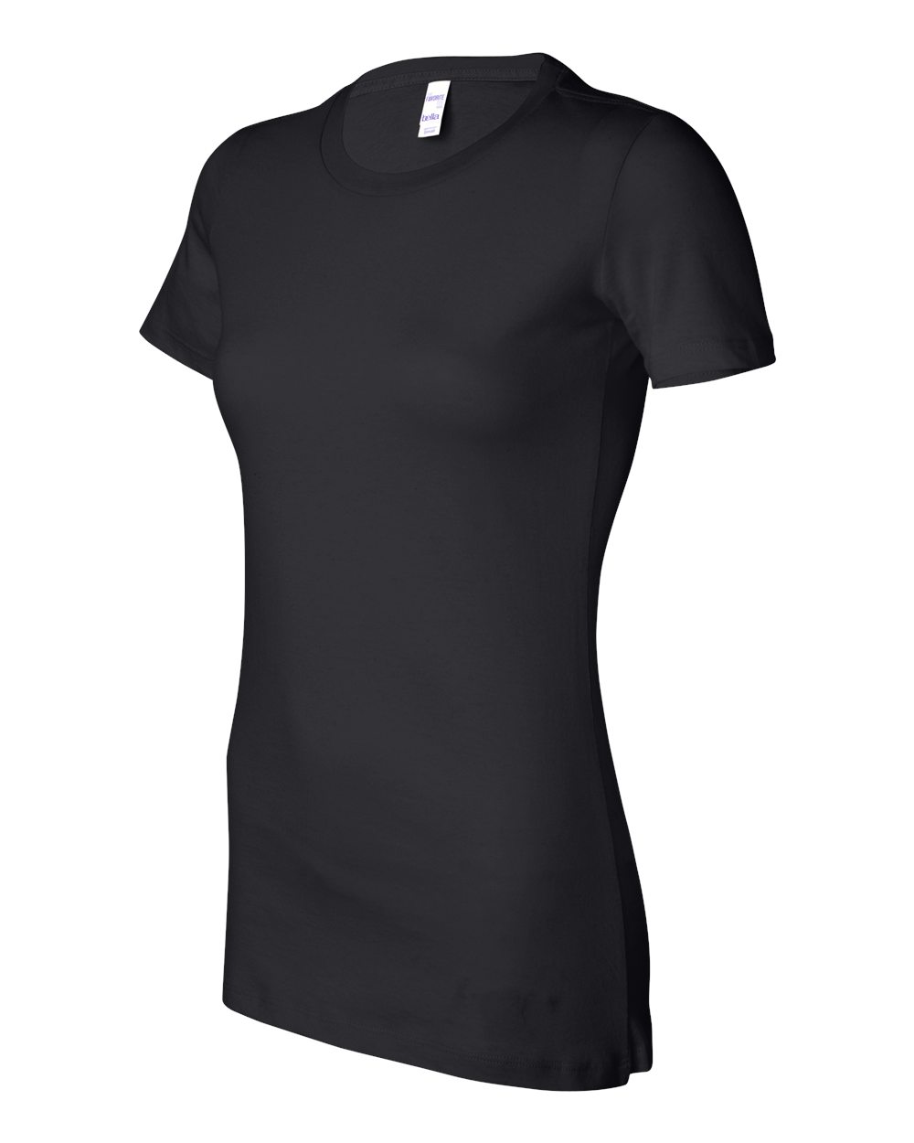 BELLA + CANVAS Women's Slim Fit Tee - 6004 Black