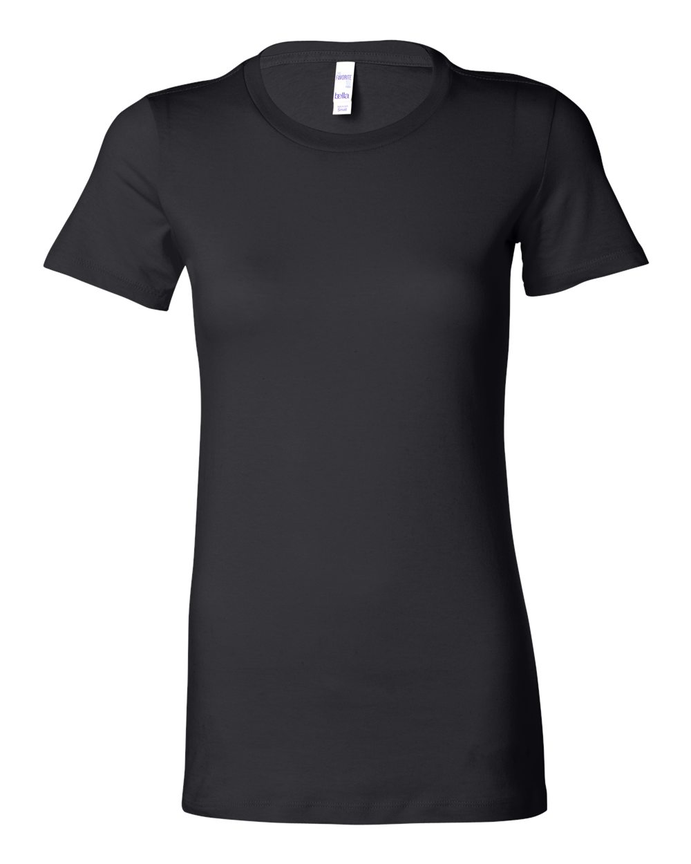 BELLA + CANVAS Women's Slim Fit Tee - 6004 Black