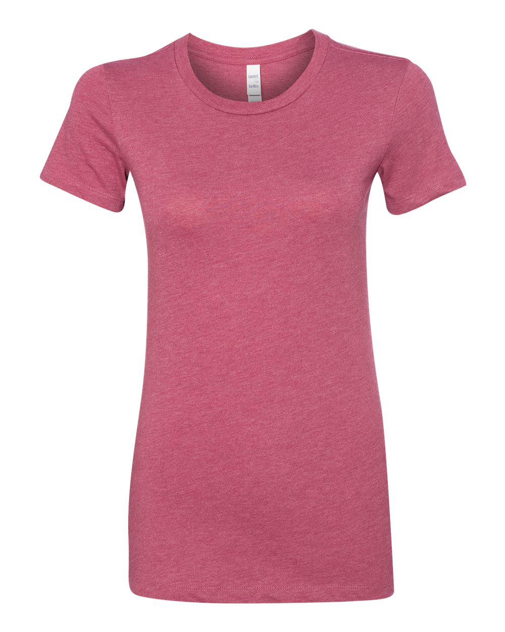 BELLA + CANVAS Women's Slim Fit Tee - 6004 Heather Raspberry