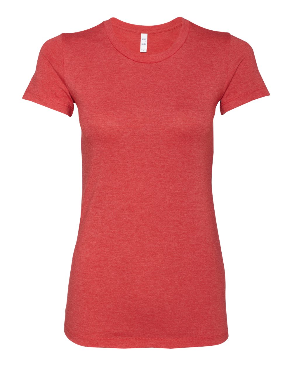 BELLA + CANVAS Women's Slim Fit Tee - 6004 Heather Red