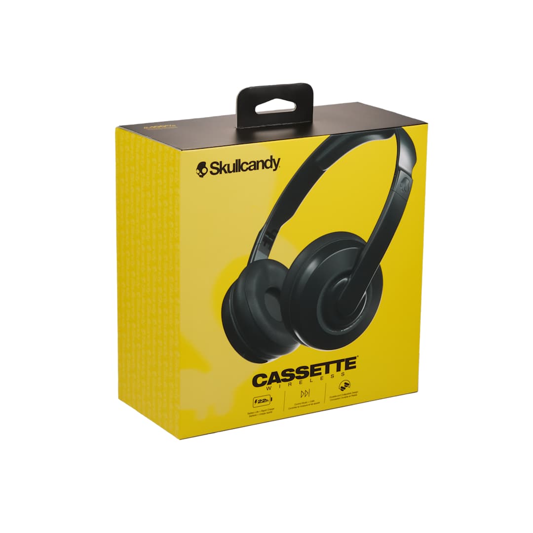Skullcandy Skullcandy Cassette Bluetooth Headphones - 7196-06 Black