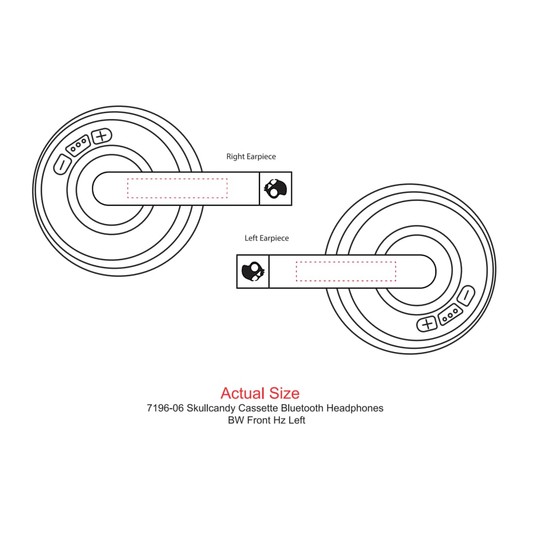 Skullcandy Skullcandy Cassette Bluetooth Headphones - 7196-06 Black