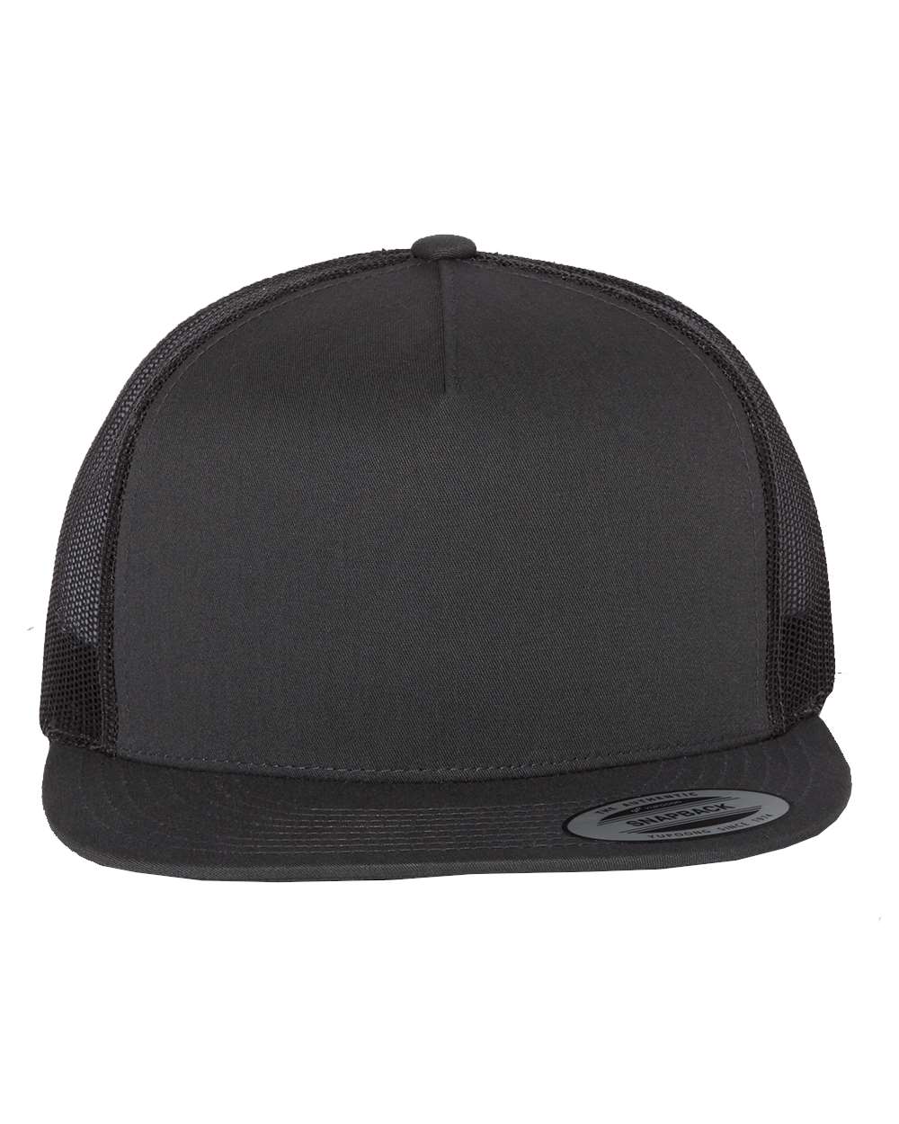 YP Classics Five-Panel Classic Trucker Cap - 6006 Charcoal