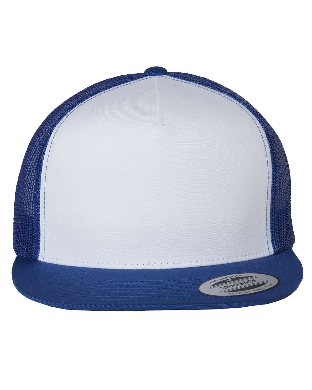 YP Classics Five-Panel Classic Trucker Cap - 6006 Royal- White- Royal