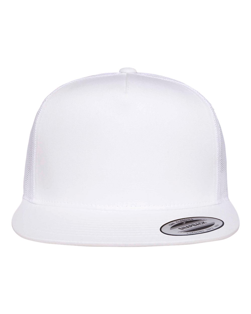 YP Classics Five-Panel Classic Trucker Cap - 6006 White