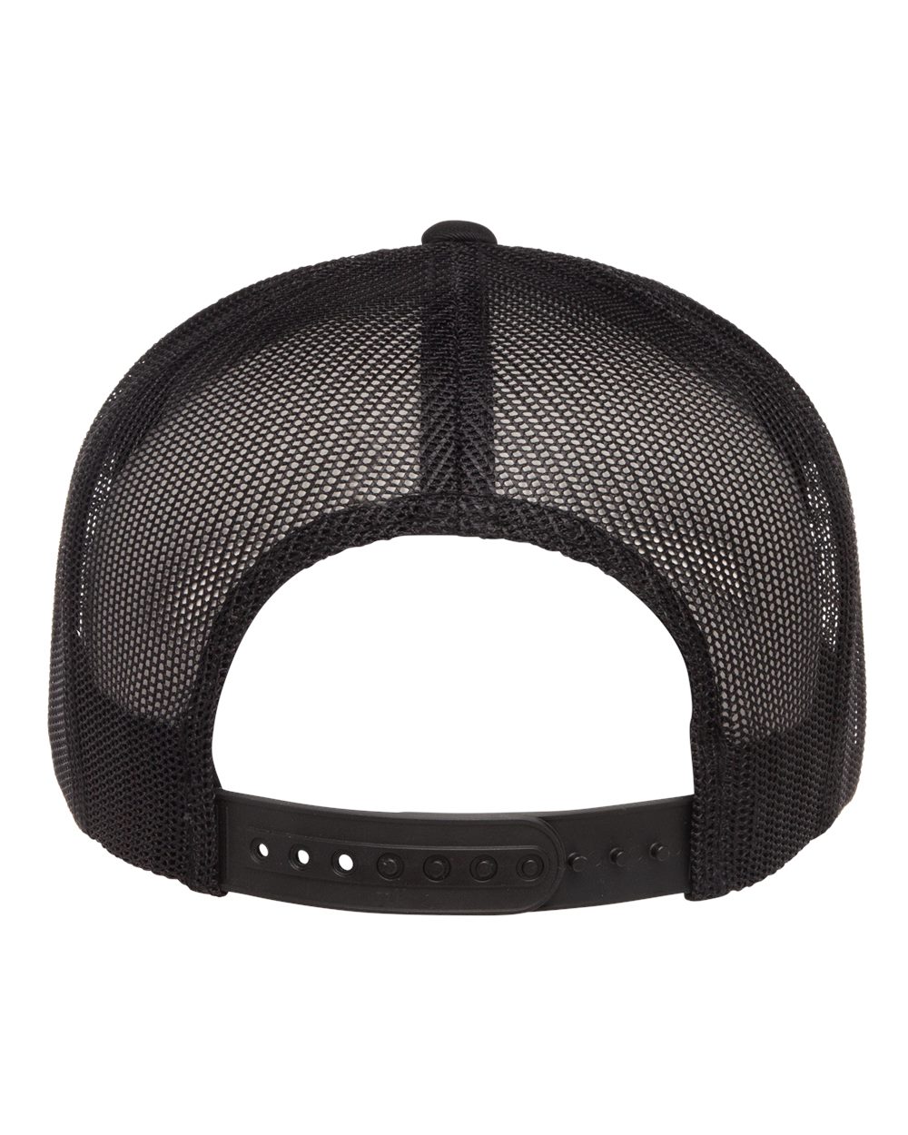 YP Classics Classic Five-Panel Trucker Cap - 6006 Black