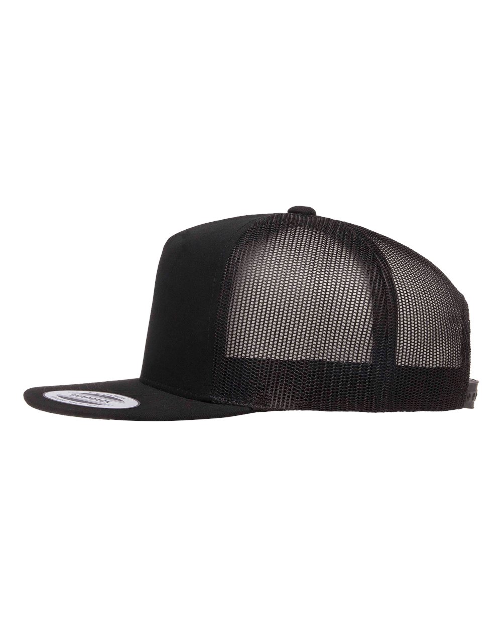 YP Classics Classic Five-Panel Trucker Cap - 6006 Black