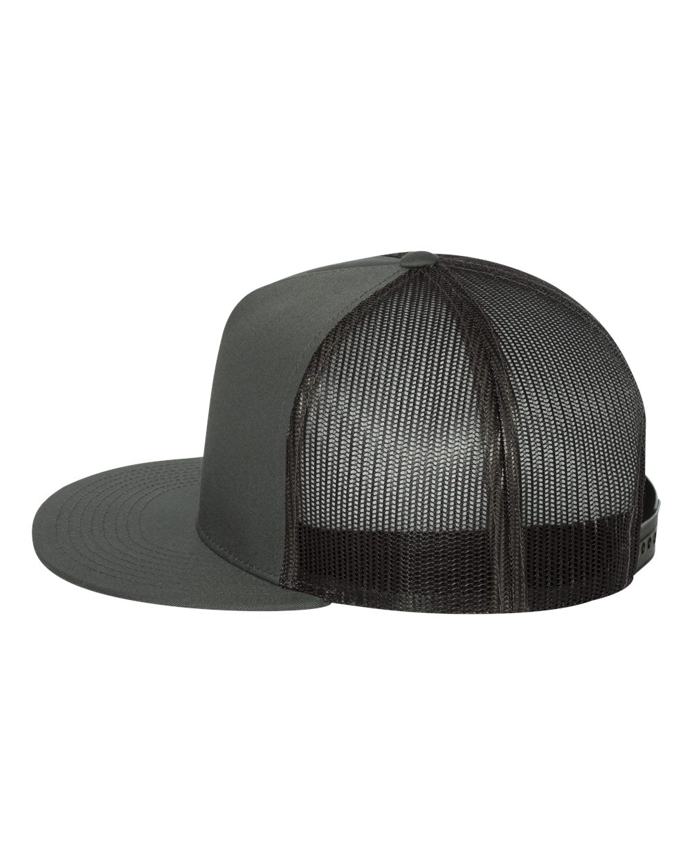 YP Classics Classic Five-Panel Trucker Cap - 6006 Charcoal