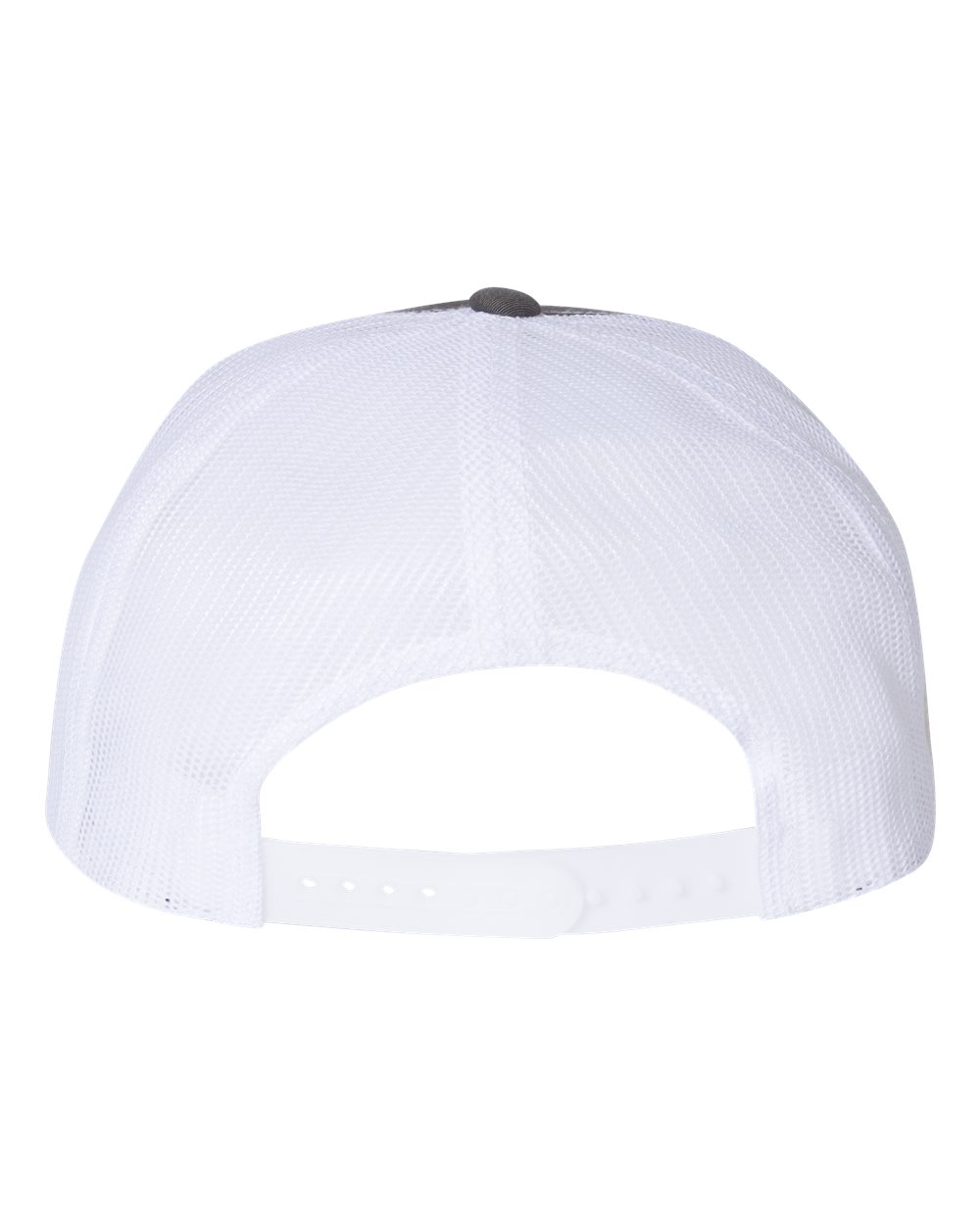 YP Classics Classic Five-Panel Trucker Cap - 6006 Charcoal- White