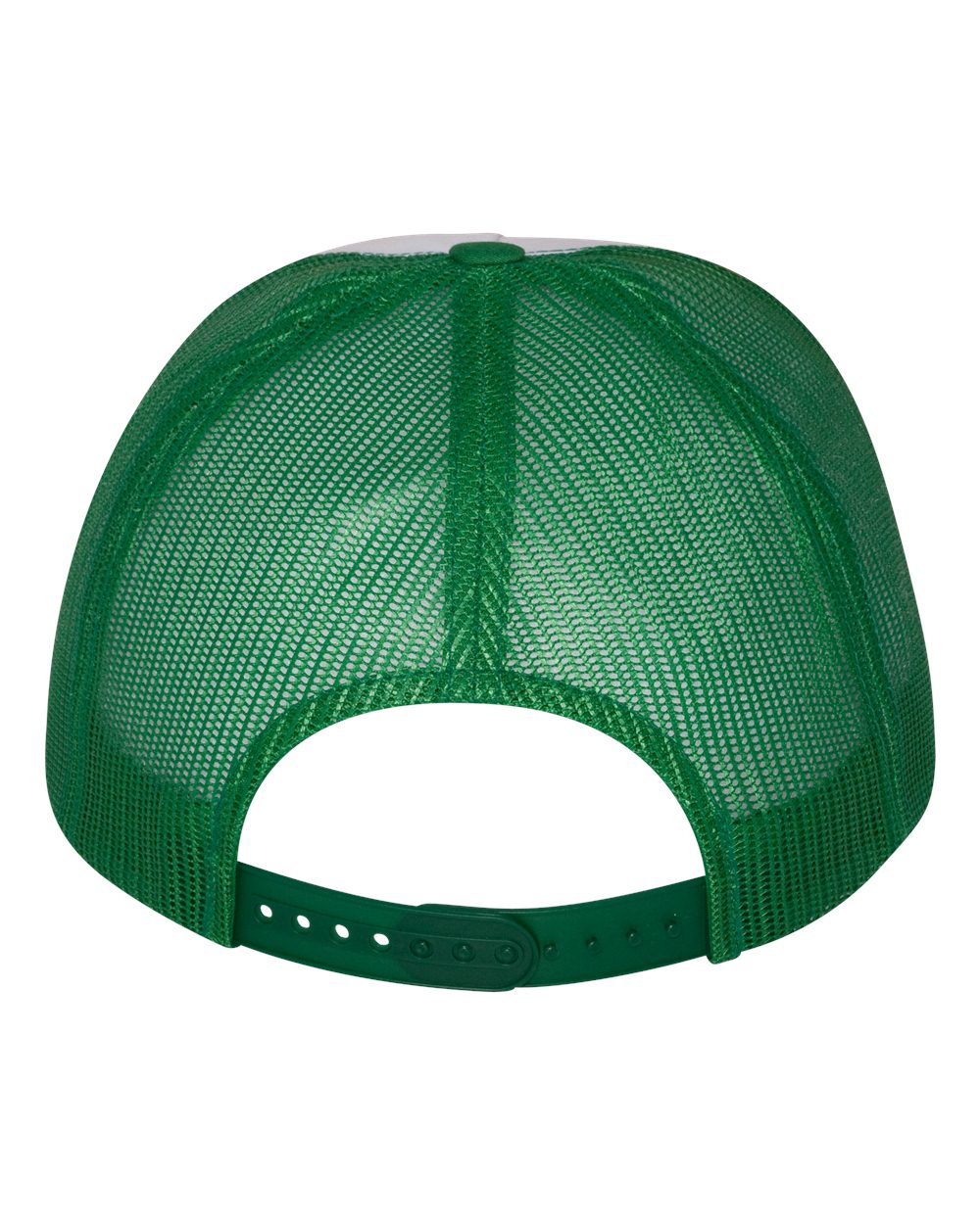 YP Classics Classic Five-Panel Trucker Cap - 6006 Kelly- White- Kelly
