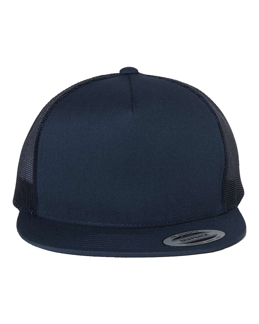 YP Classics Classic Five-Panel Trucker Cap - 6006 Navy