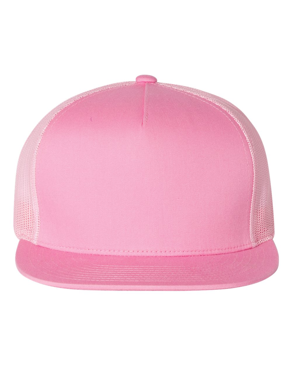 YP Classics Classic Five-Panel Trucker Cap - 6006 Pink