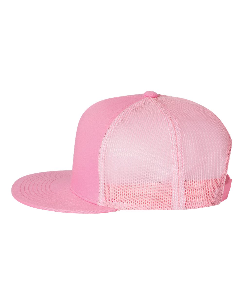 YP Classics Classic Five-Panel Trucker Cap - 6006 Pink