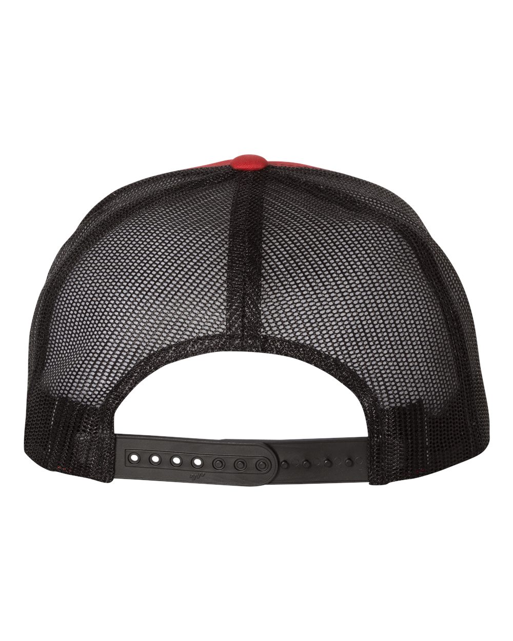 YP Classics Classic Five-Panel Trucker Cap - 6006 Red- Black