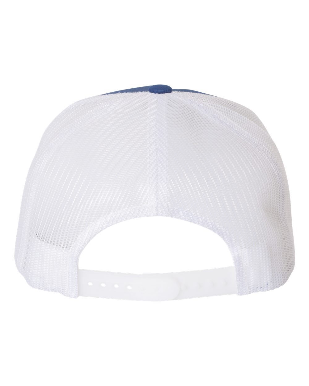 YP Classics Classic Five-Panel Trucker Cap - 6006 Royal- White