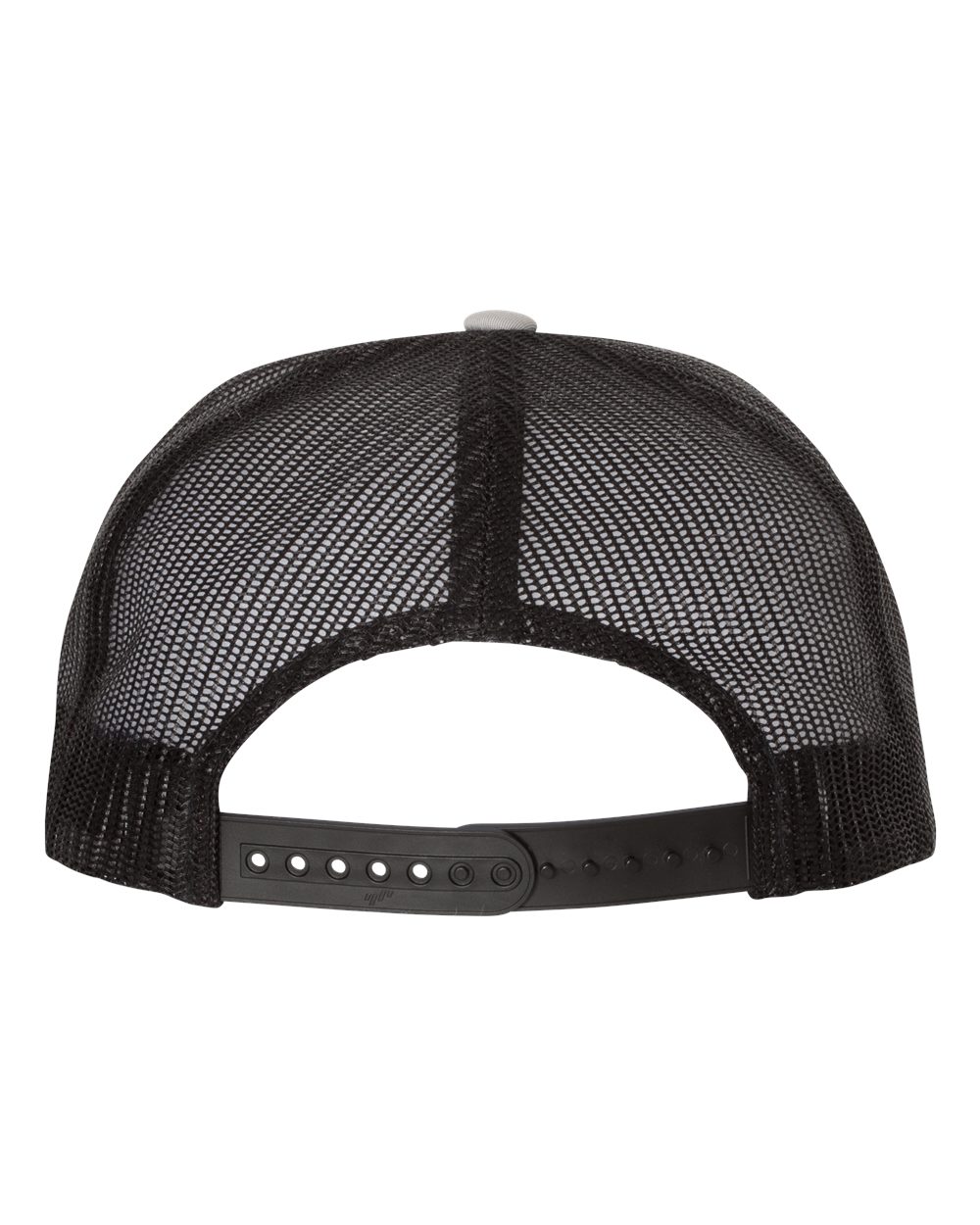 YP Classics Classic Five-Panel Trucker Cap - 6006 Silver- Black