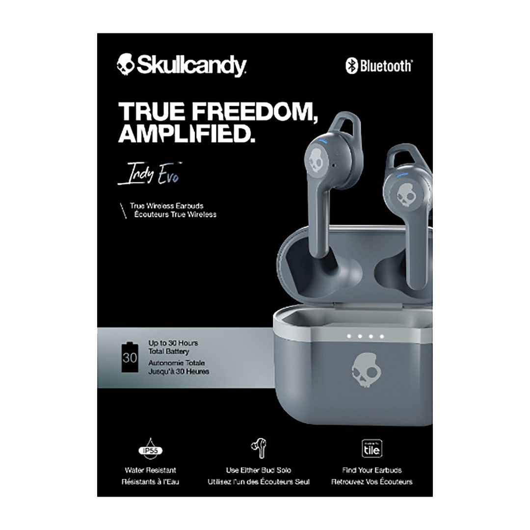 Skullcandy Skullcandy Indy Evo True Wireless Bluetooth Earbud - 7196-13 Gray