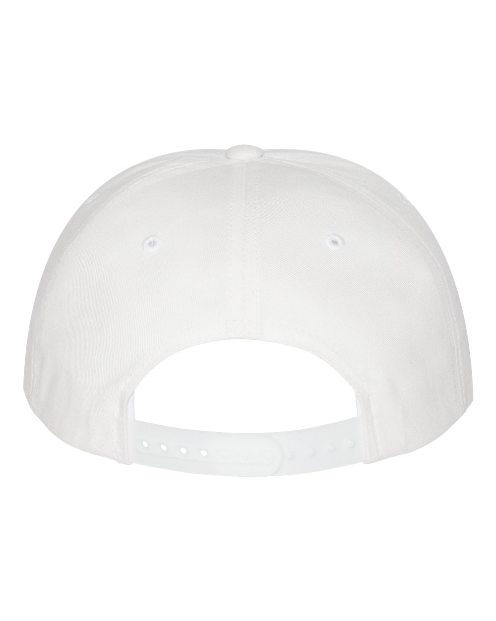 YP Classics Five-Panel Cotton Twill Snapback Cap - 6007 White