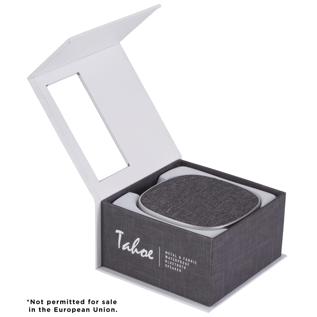 Tahoe Metal &amp; Fabric Waterproof Bluetooth Speaker - 7197-01 Gray