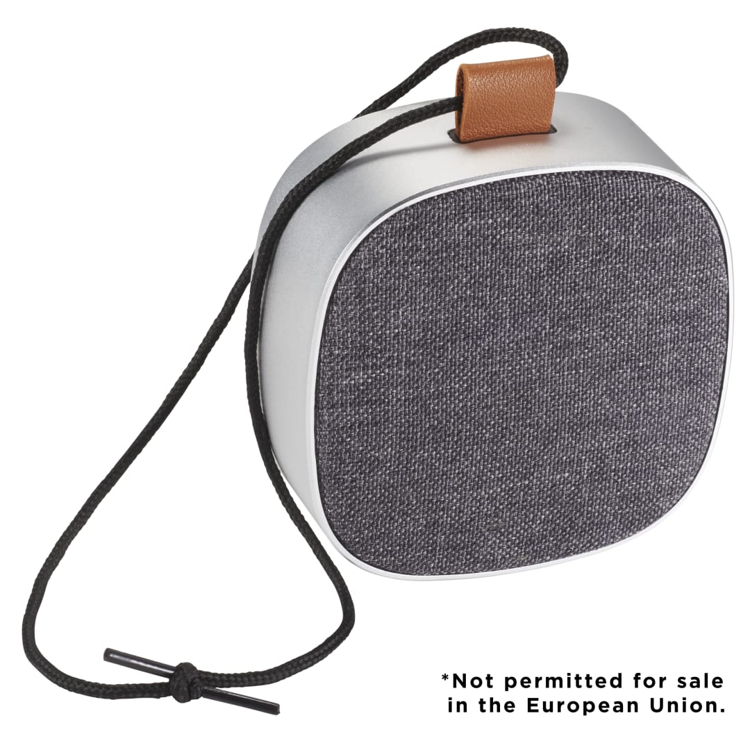 Tahoe Metal &amp; Fabric Waterproof Bluetooth Speaker - 7197-01 Gray