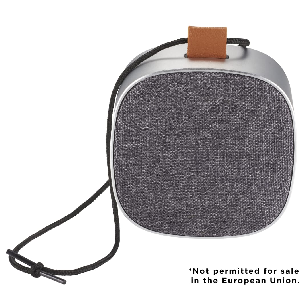 Tahoe Metal &amp; Fabric Waterproof Bluetooth Speaker - 7197-01 Gray