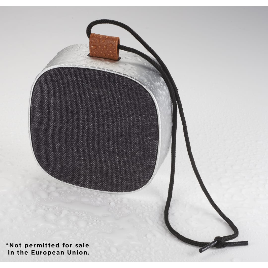 Tahoe Metal &amp; Fabric Waterproof Bluetooth Speaker - 7197-01 Gray