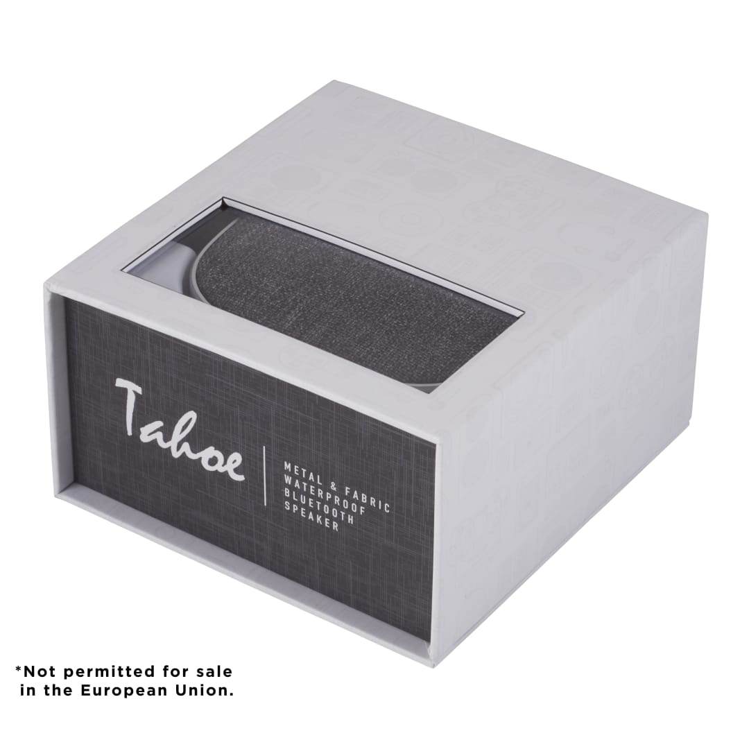  Tahoe Metal &amp; Fabric Waterproof Bluetooth Speaker - 7197-01