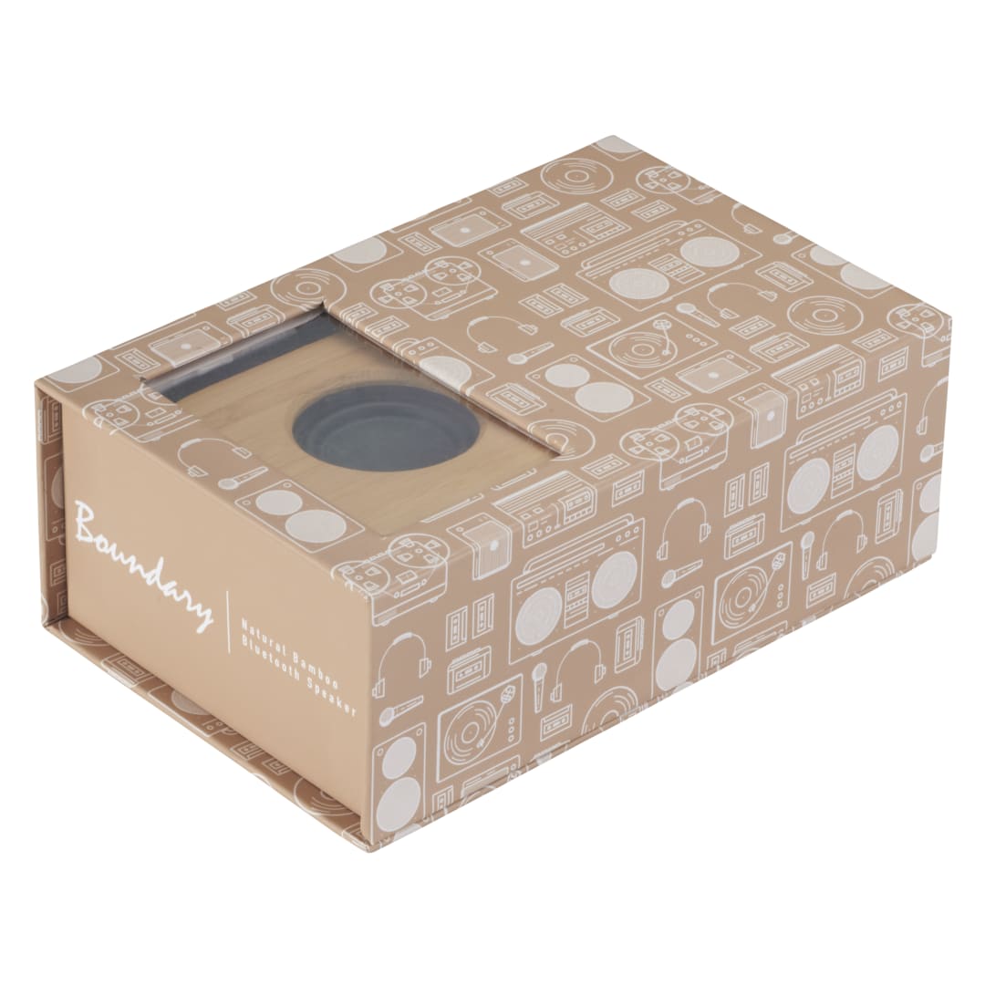 Boundary Natural Bamboo Bluetooth Speaker - 7197-13 Natural
