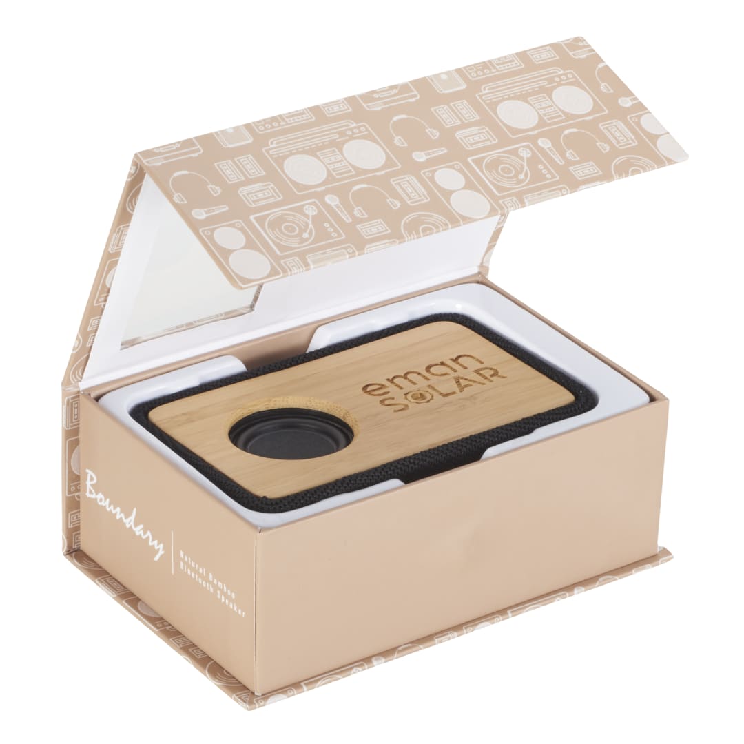Boundary Natural Bamboo Bluetooth Speaker - 7197-13 Natural