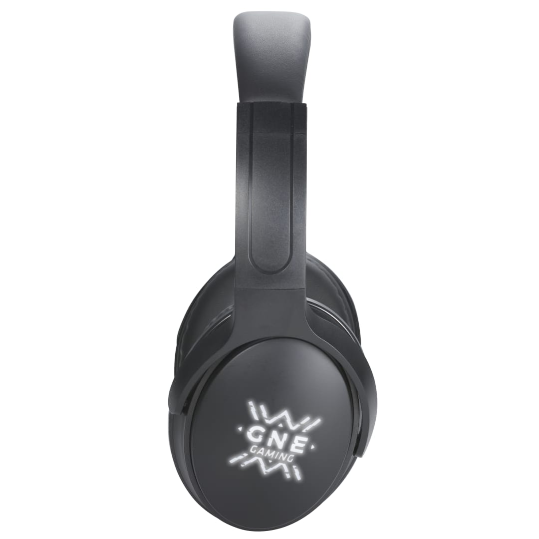 Light Up Logo Bluetooth Headphones - 7197-17 Black