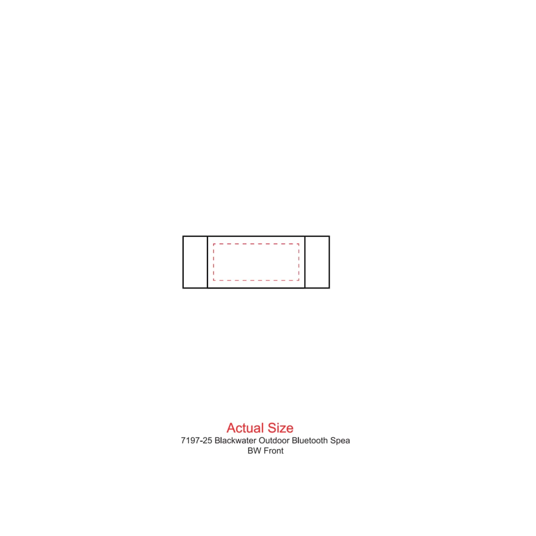 Blackwater Outdoor Waterproof Bluetooth Speaker - 7197-25 Black