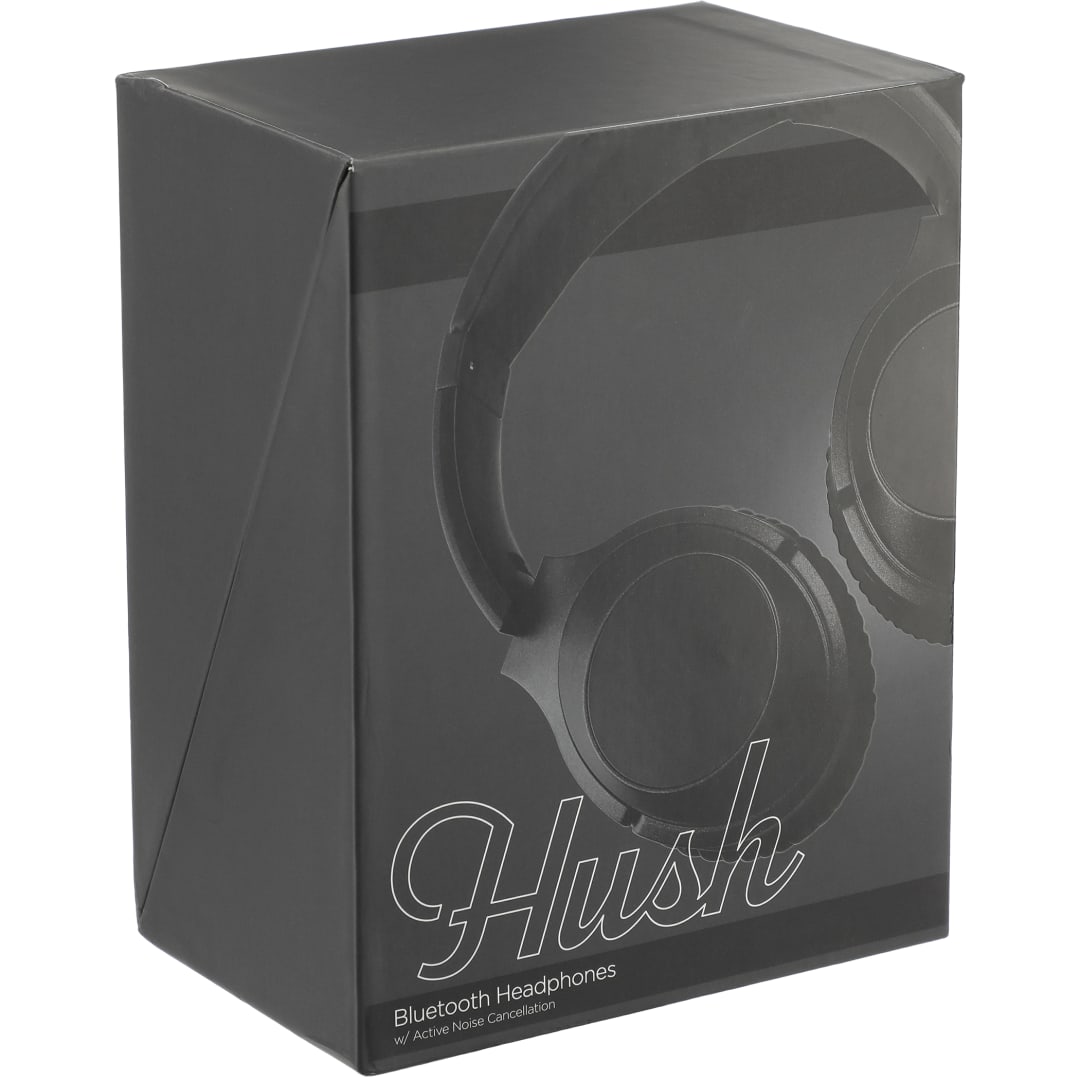 Hush Active Noise Cancellation Bluetooth Headphone - 7197-47 Black