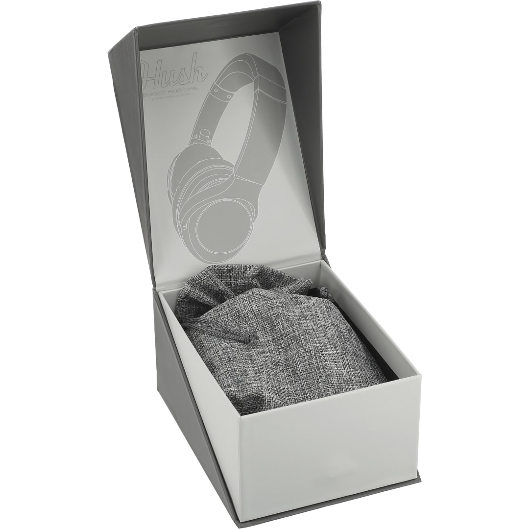 Hush Active Noise Cancellation Bluetooth Headphone - 7197-47 Black