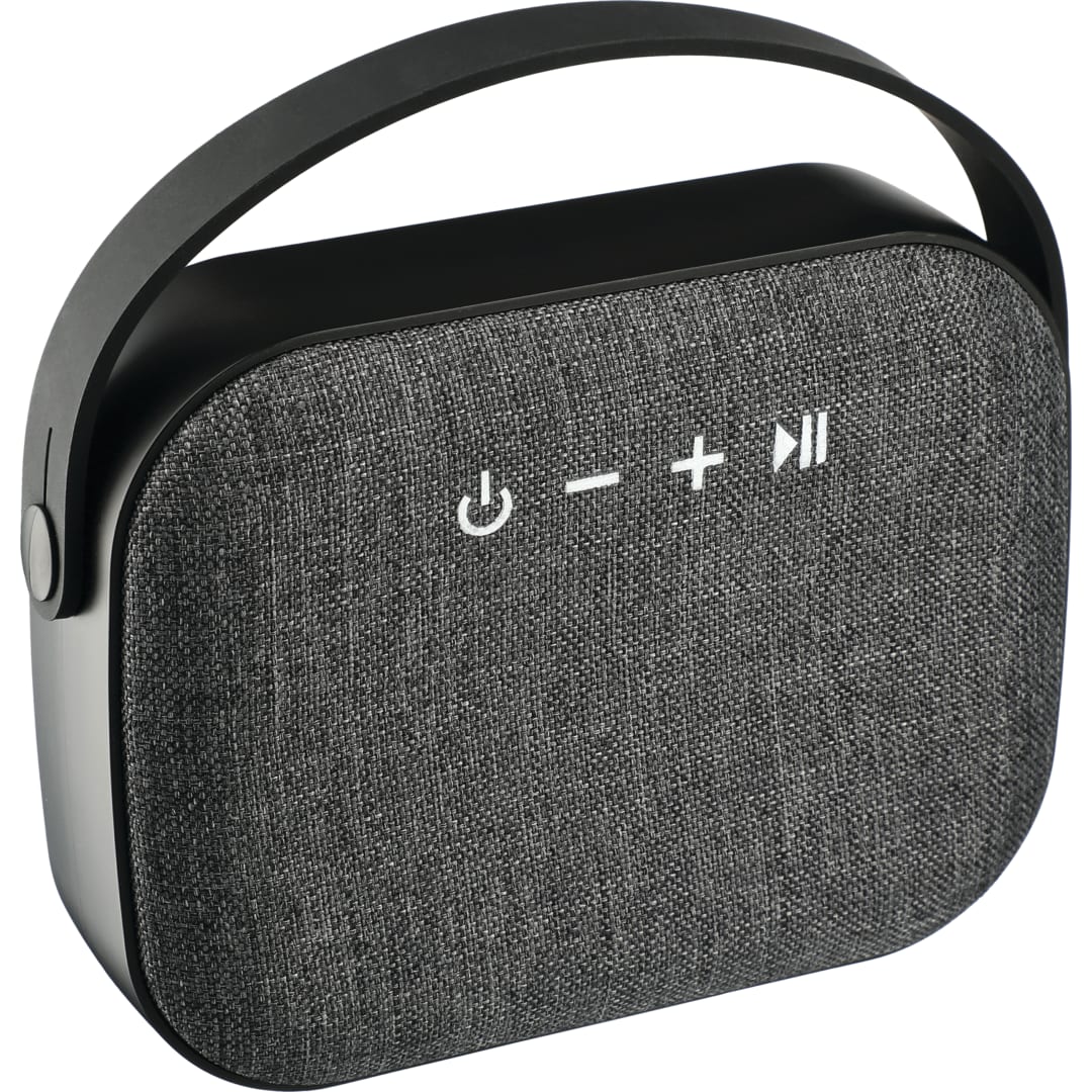 Woven Fabric Bluetooth Speaker - 7198-18 Black