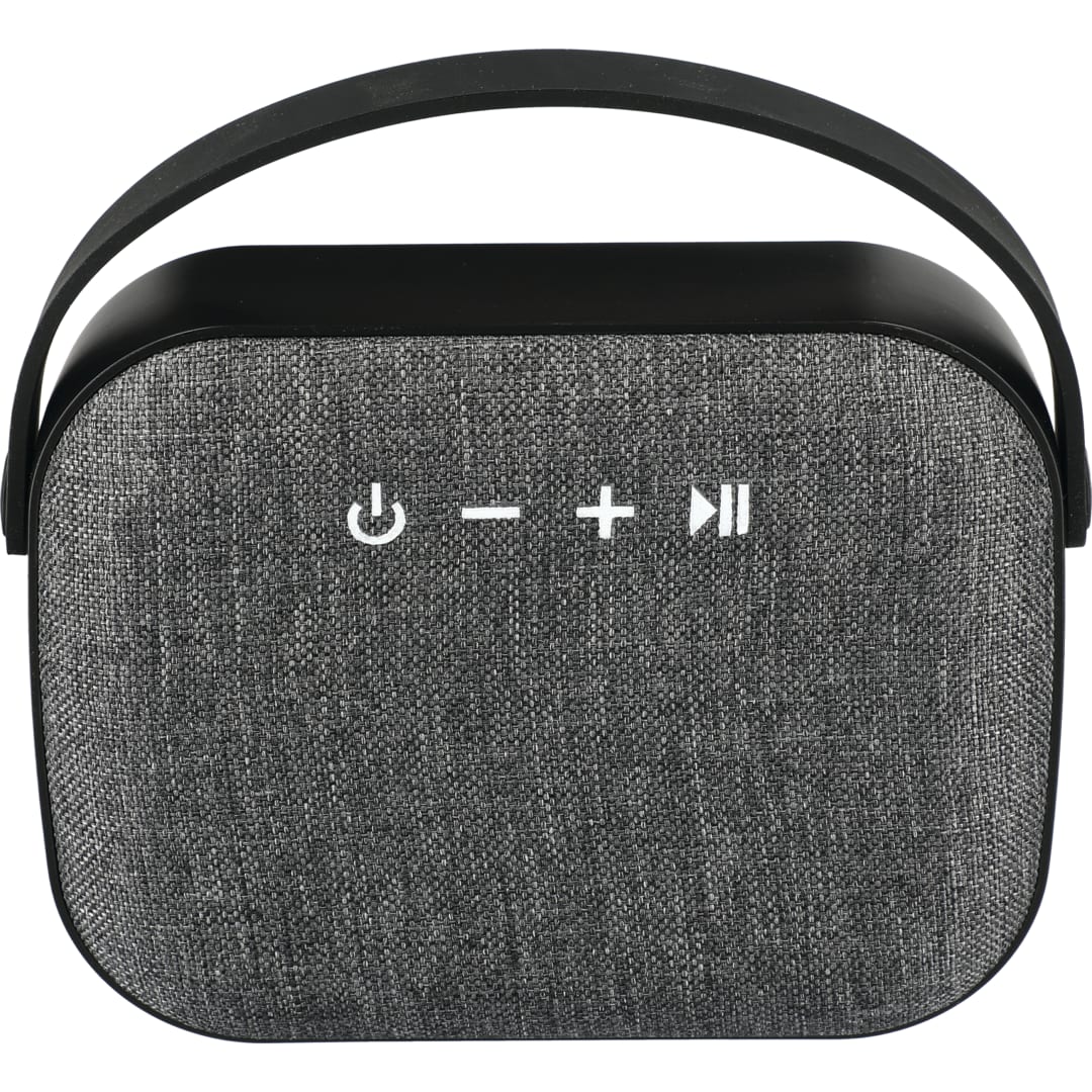 Woven Fabric Bluetooth Speaker - 7198-18 Black