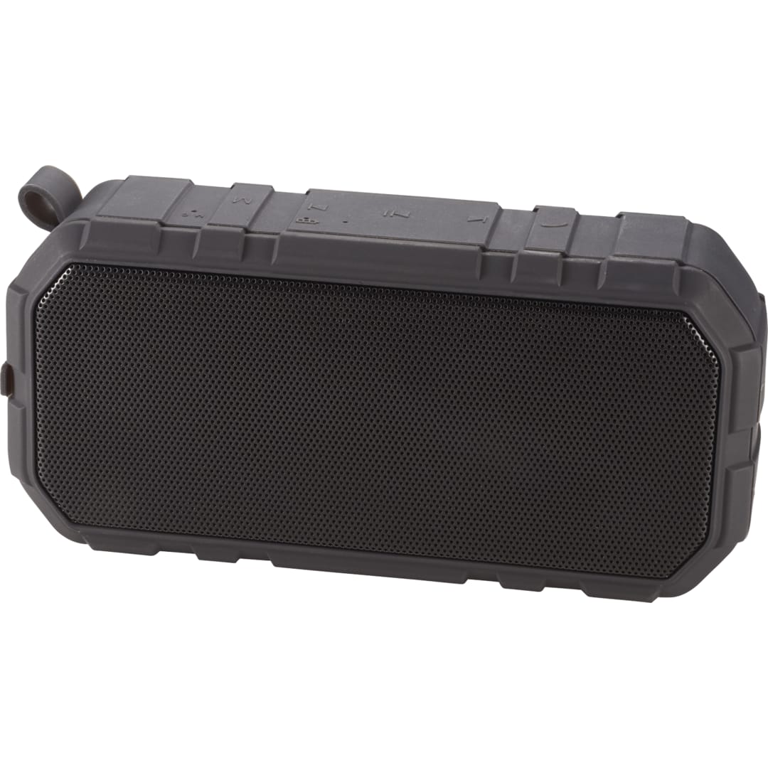 Brick Outdoor Waterproof Bluetooth Speaker - 7198-26 Black