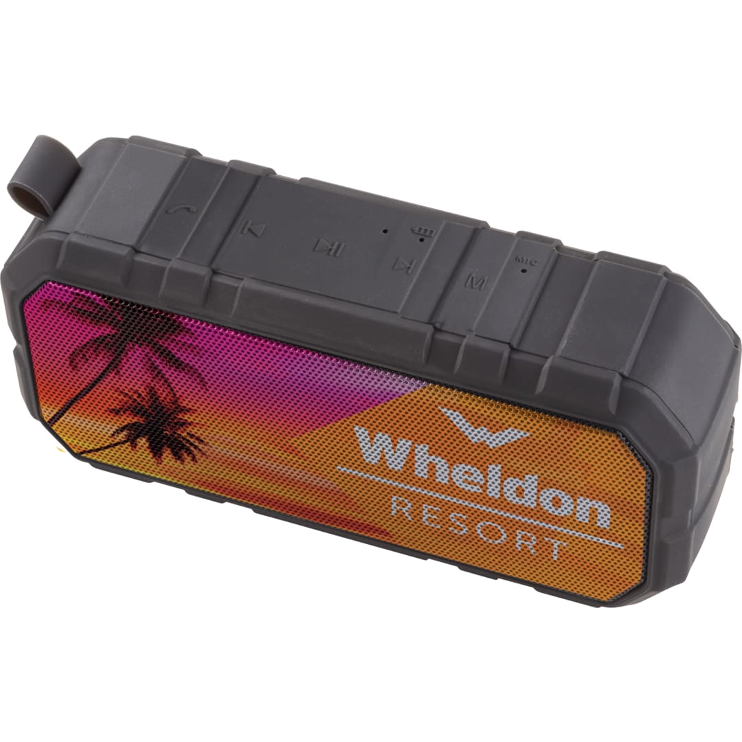 Brick Outdoor Waterproof Bluetooth Speaker - 7198-26 Black