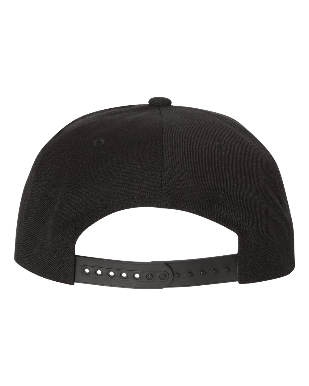 YP Classics Premium Flat Bill Snapback Cap - 6089M Black- Camo