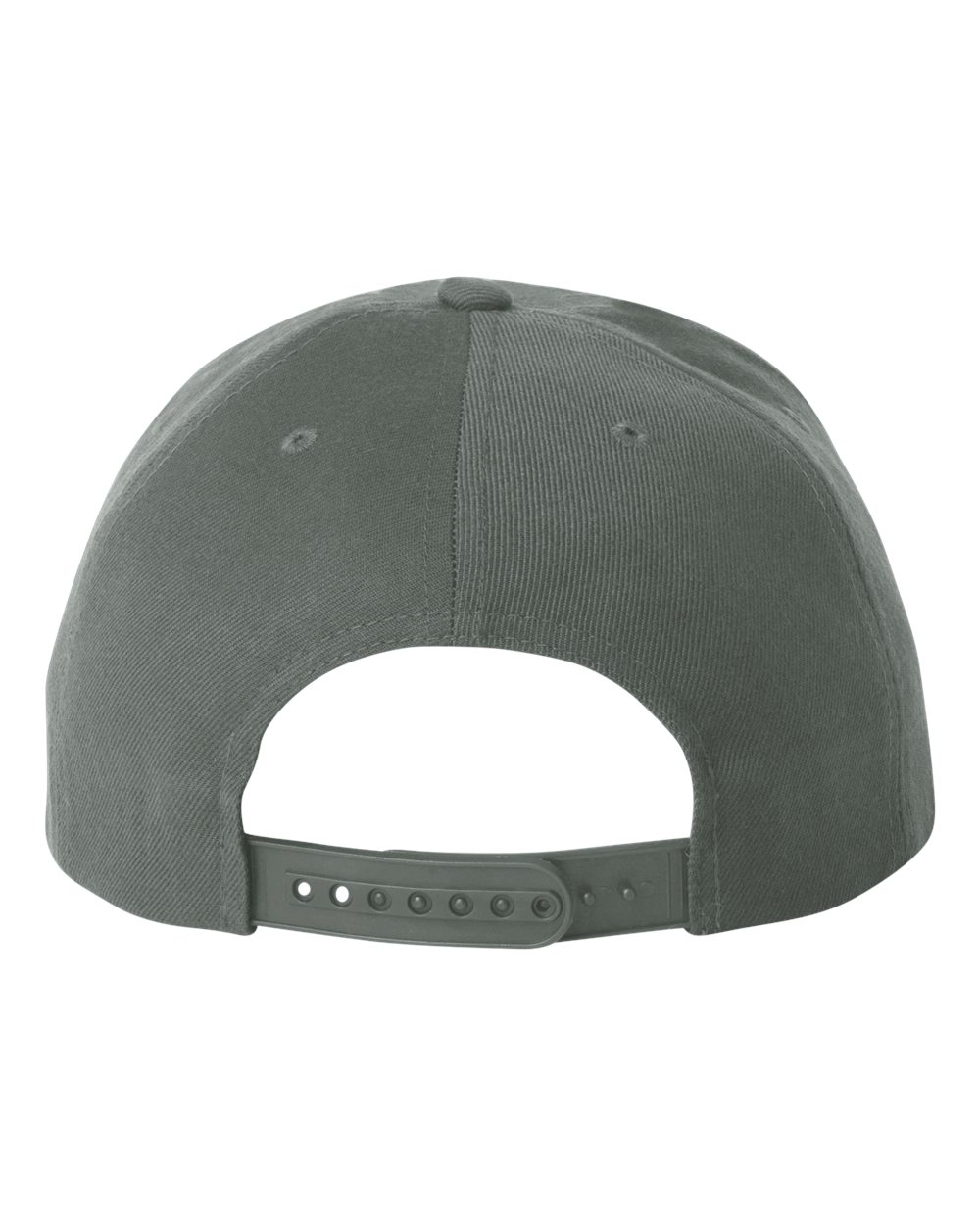 YP Classics Premium Flat Bill Snapback Cap - 6089M Dark Grey