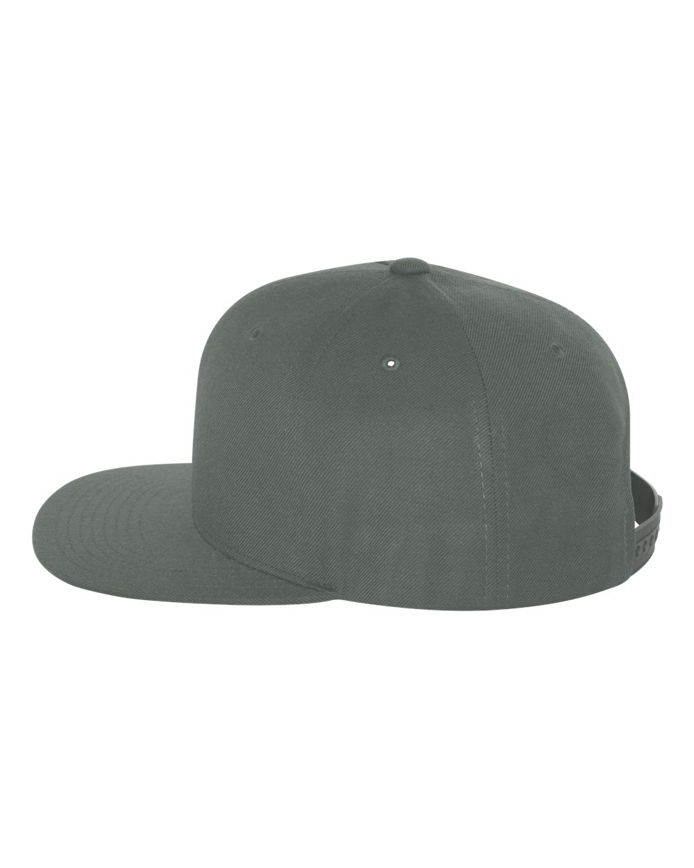 YP Classics Premium Flat Bill Snapback Cap - 6089M Dark Grey
