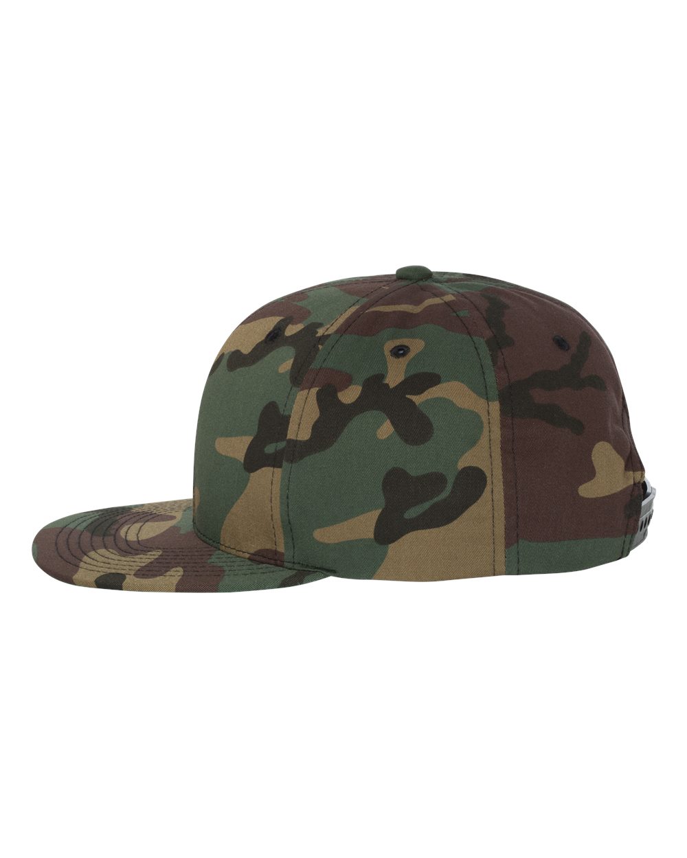 YP Classics Premium Flat Bill Snapback Cap - 6089M Green Camo