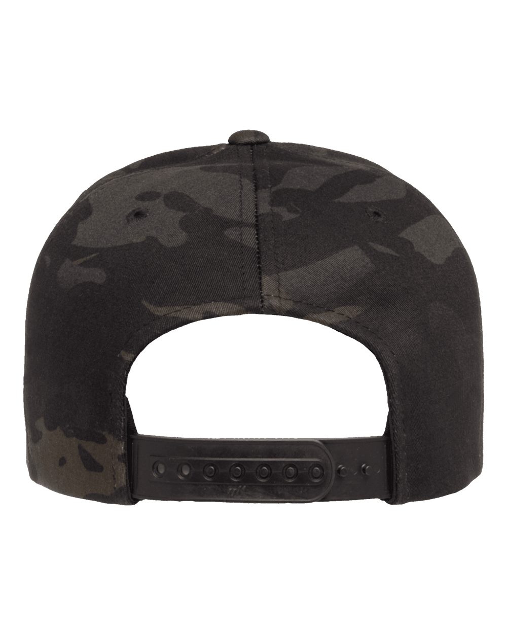 YP Classics Premium Flat Bill Snapback Cap - 6089M Multicam Black
