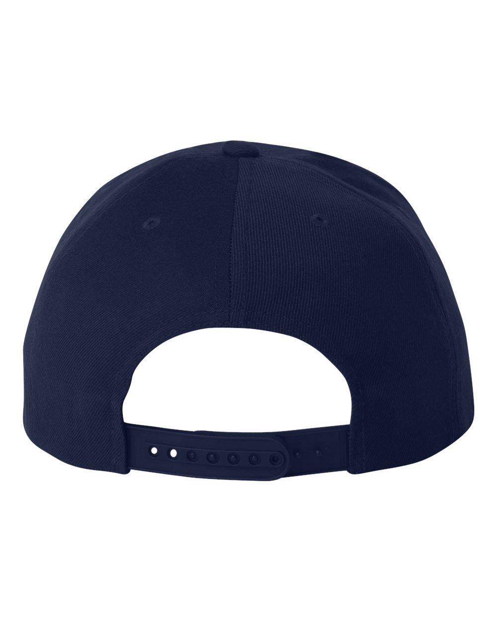 YP Classics Premium Flat Bill Snapback Cap - 6089M Navy
