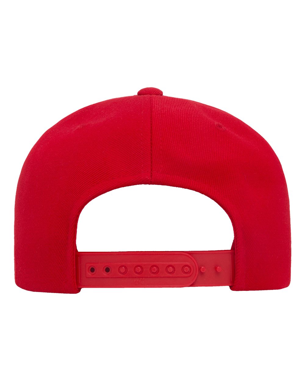 YP Classics Premium Flat Bill Snapback Cap - 6089M Red