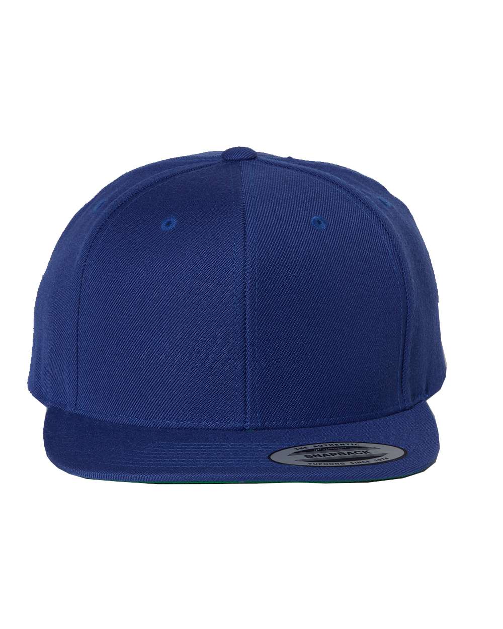 YP Classics Premium Flat Bill Snapback Cap - 6089M Royal Blue