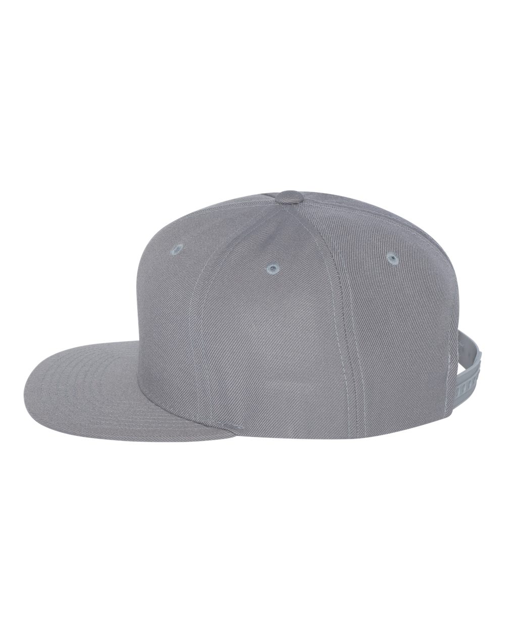 YP Classics Premium Flat Bill Snapback Cap - 6089M Silver