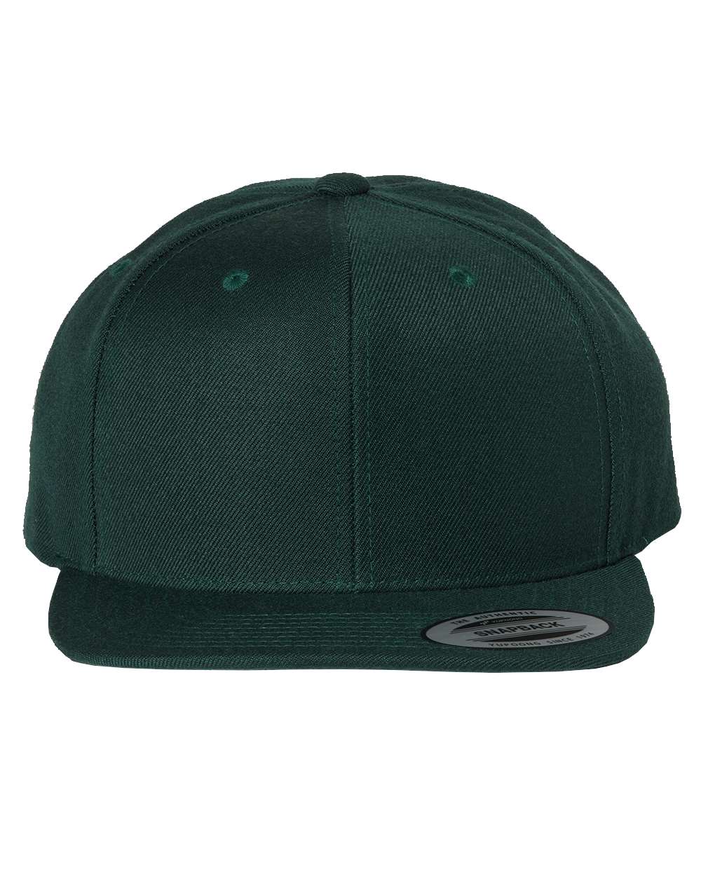 YP Classics Premium Flat Bill Snapback Cap - 6089M Spruce