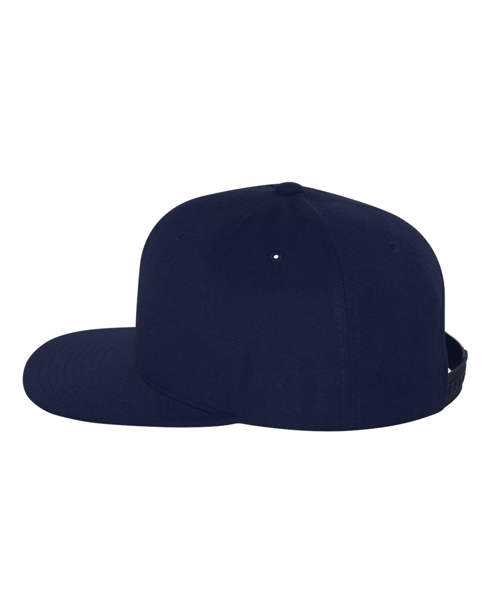 YP Classics Premium Flat Bill Snapback Cap - 6089M Navy