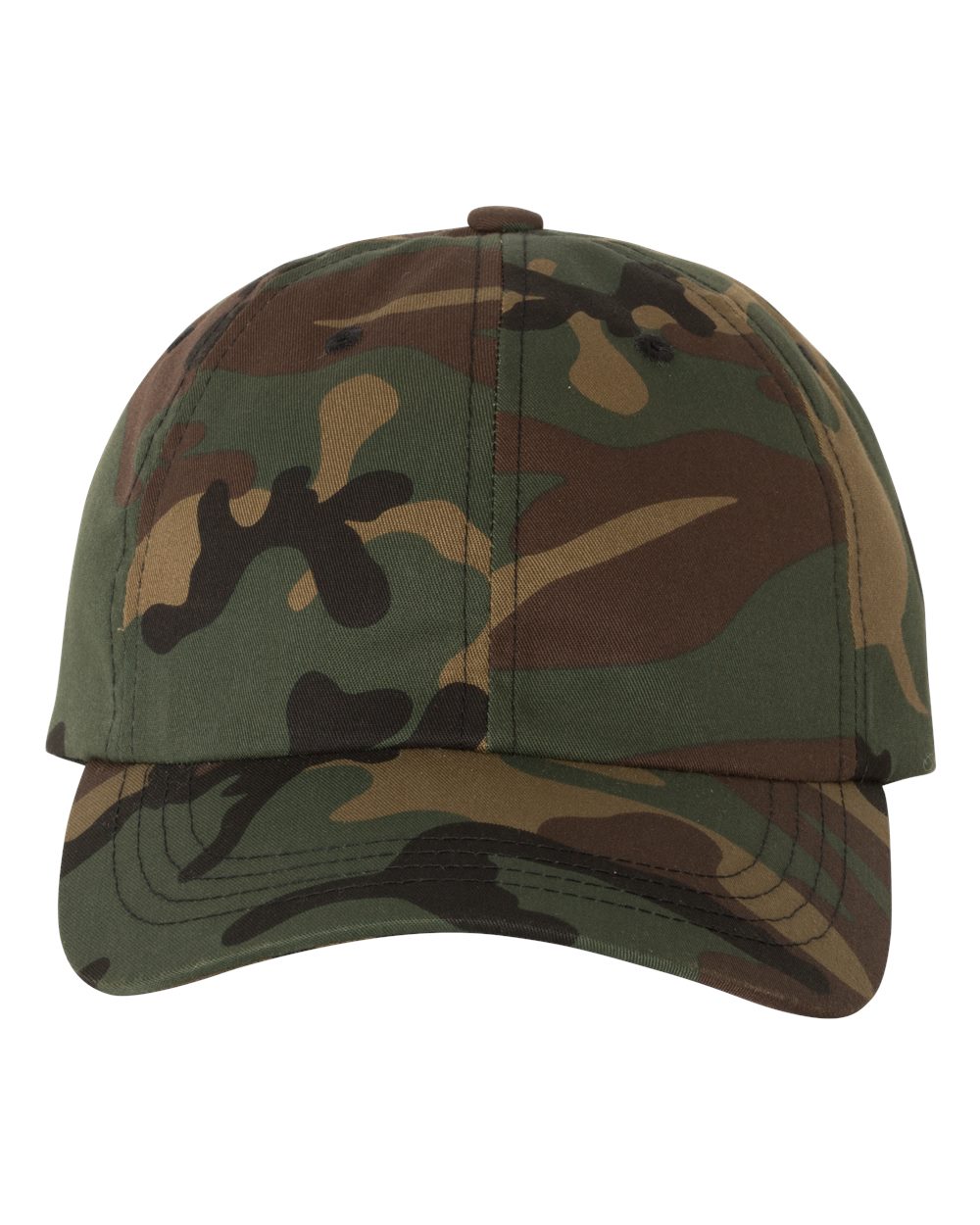 YP Classics Classic Dad Hat - 6245CM Green Camo