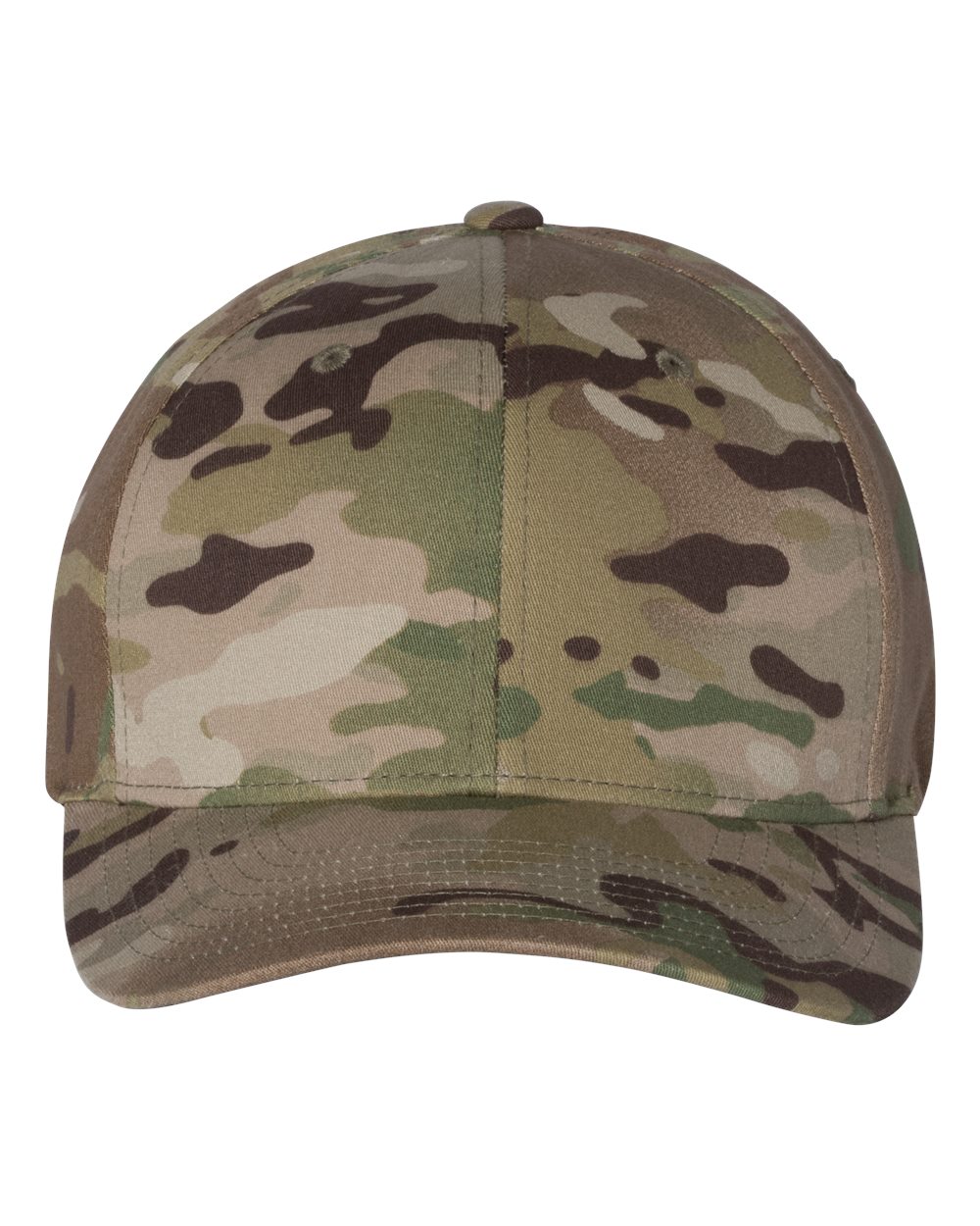 Flexfit Cotton Blend Cap - 6277 Multicam Green